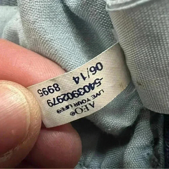 American Eagle Hi Rise Jeggings Pants Blue Women’s Size 0 Regular AEO Denim - Picture 8 of 12